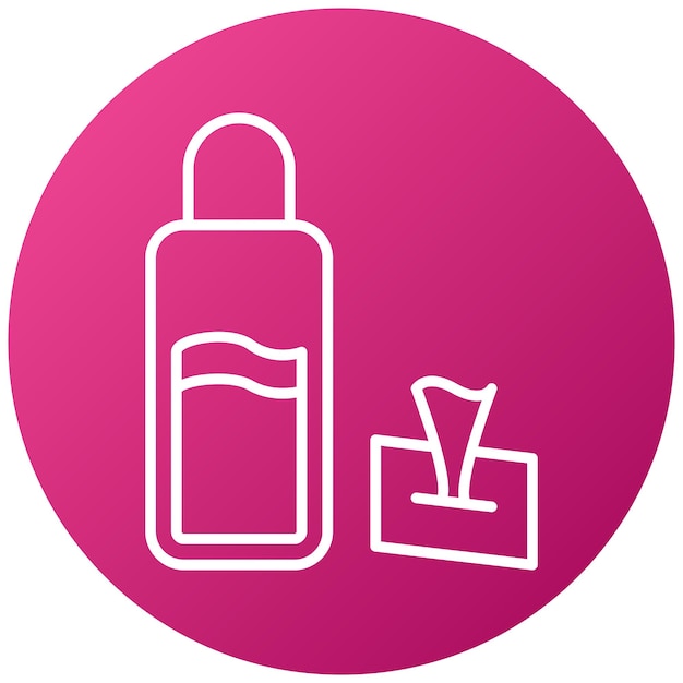 Estilo del icono para quitar el maquillaje