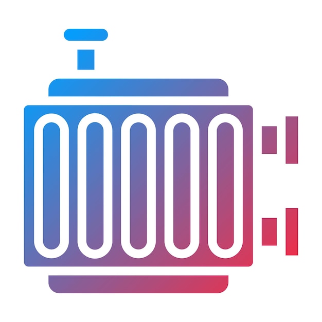 Estilo del icono del radiador