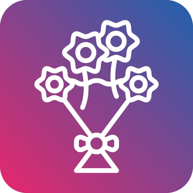 Estilo del icono del ramo de diseño vectorial