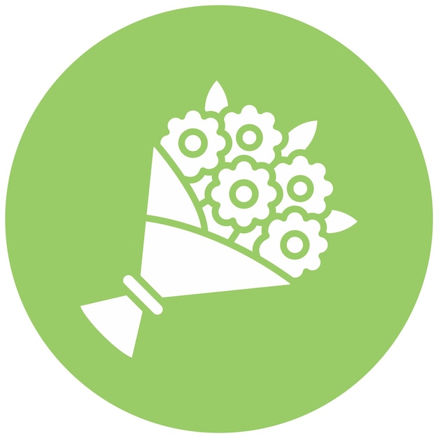 Estilo del icono del ramo de diseño vectorial