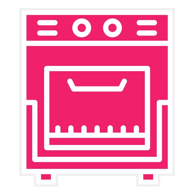 Estilo del icono del rango de gas del diseño vectorial