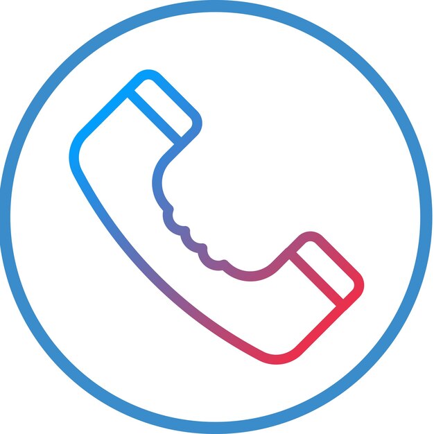 Estilo del icono del receptor de diseño vectorial