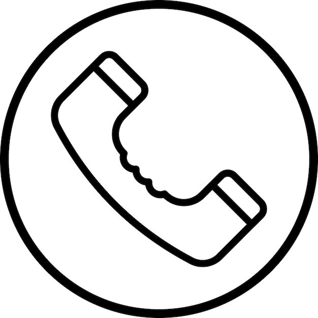 Estilo del icono del receptor de diseño vectorial