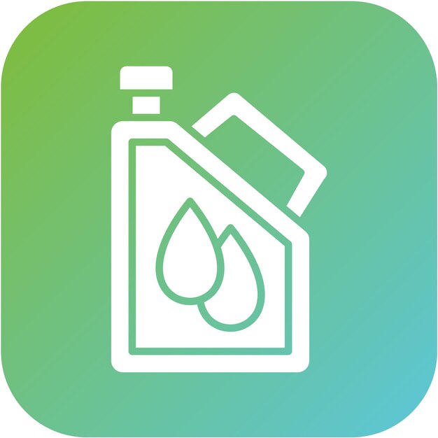 Estilo del icono del recipiente de aceite
