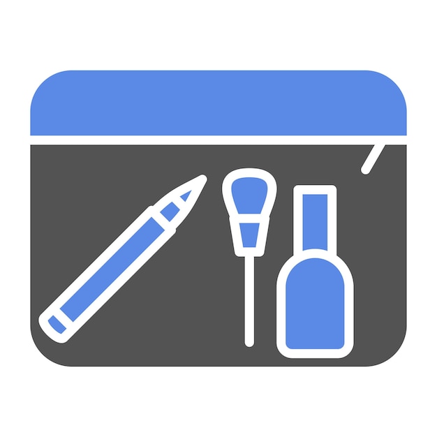 Estilo del icono del recipiente de maquillaje
