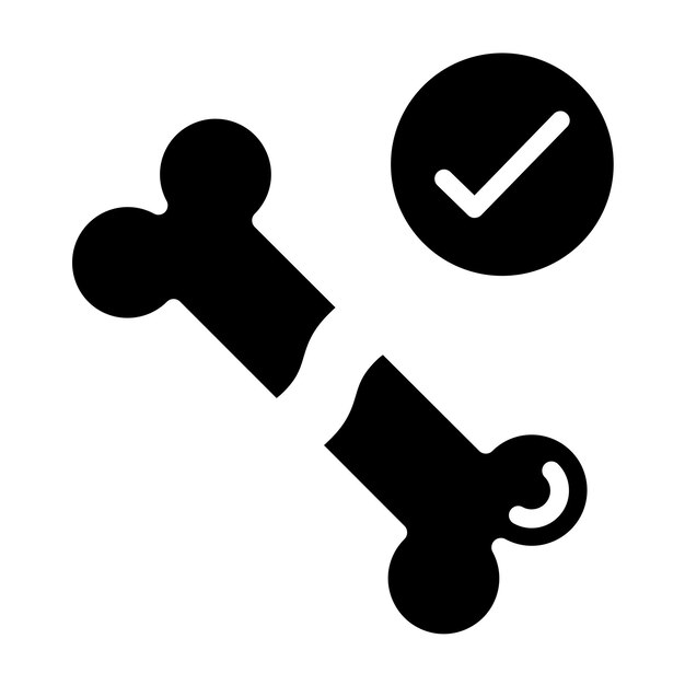 Estilo de icono de recuperación de cirugía de diseño vectorial