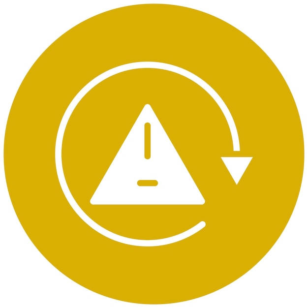 Estilo del icono de recuperación de crisis de diseño vectorial