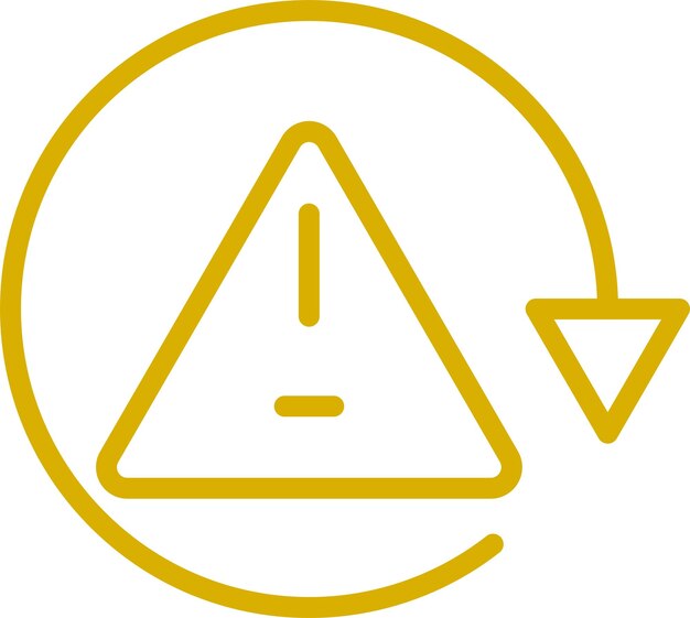 Estilo del icono de recuperación de crisis de diseño vectorial