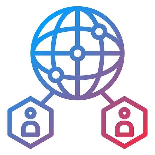 Estilo del icono de la red global