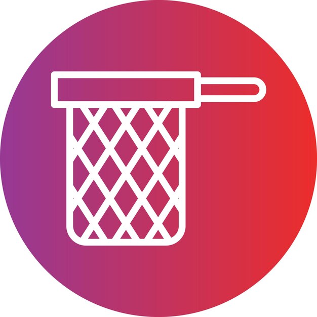 Estilo del icono de la red de la mano