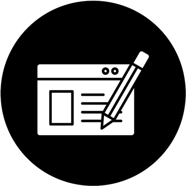 Estilo del icono de redacción