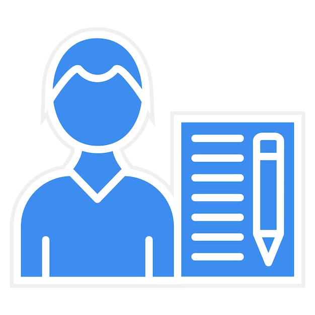 Estilo del icono del redactor de diseño vectorial