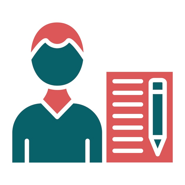 Estilo del icono del redactor de diseño vectorial
