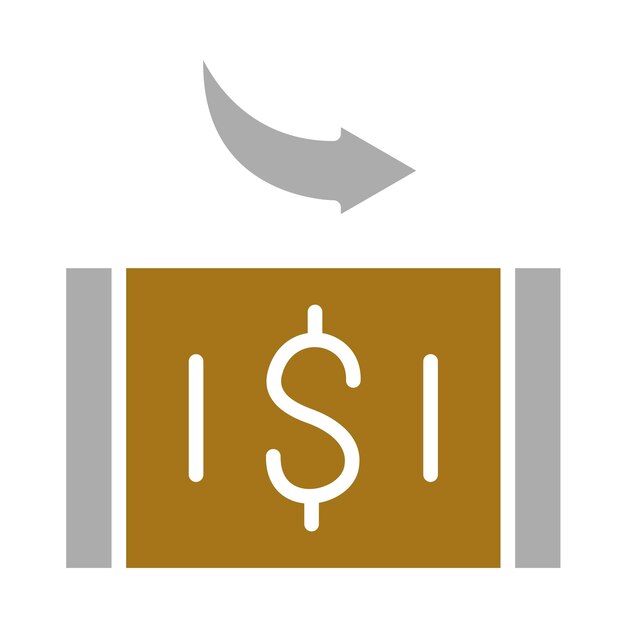 Estilo del icono de refinanciamiento del diseño vectorial