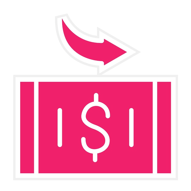 Estilo del icono de refinanciamiento del diseño vectorial