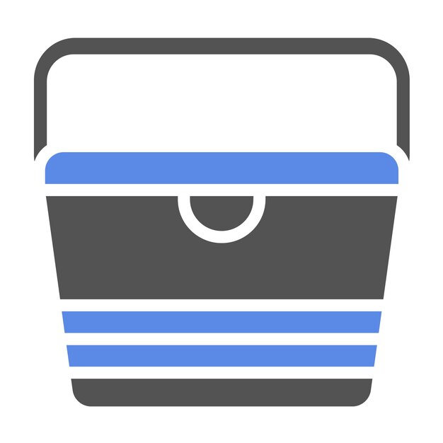 Estilo del icono del refrigerador de diseño vectorial