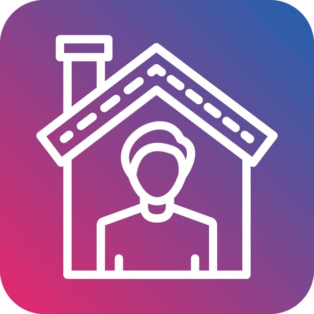 Estilo del icono del refugio