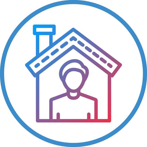 Estilo del icono del refugio