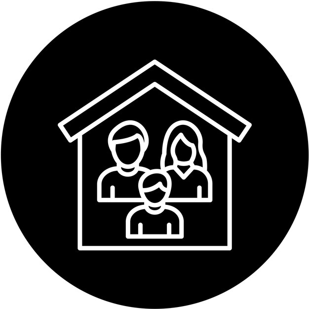 Estilo del icono del refugio