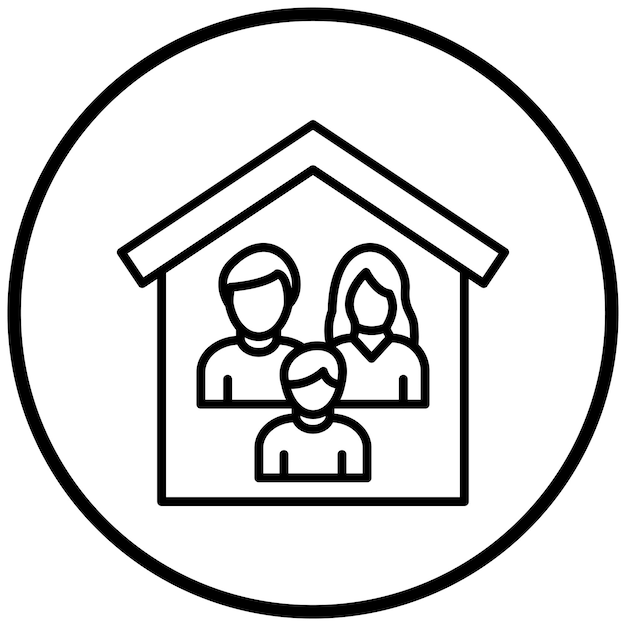 Estilo del icono del refugio