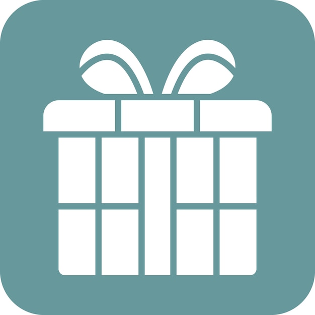 Estilo del icono del regalo