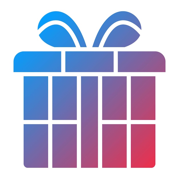Estilo del icono del regalo