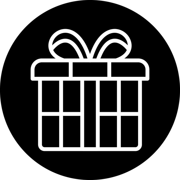 Estilo del icono del regalo