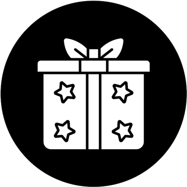 Estilo del icono del regalo