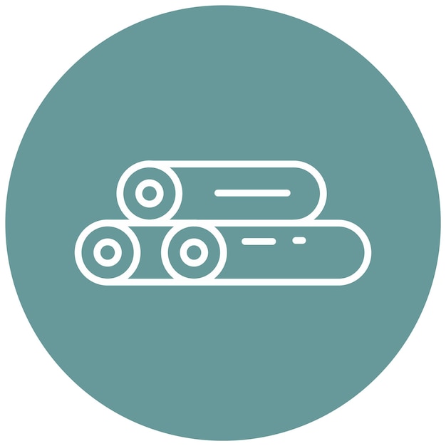 Estilo del icono del registro de diseño vectorial