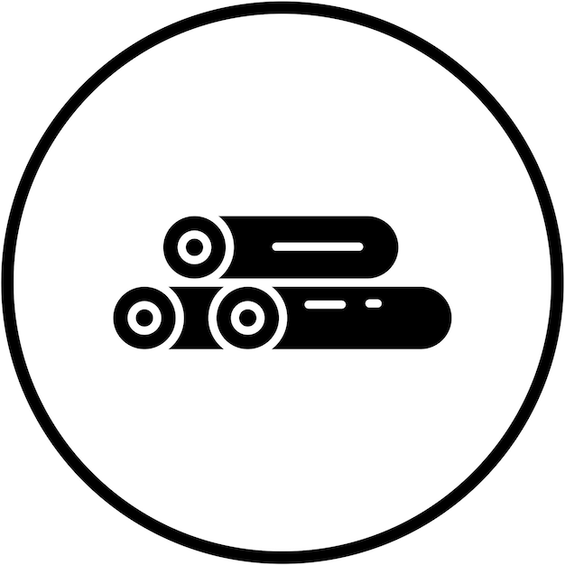Estilo del icono del registro de diseño vectorial