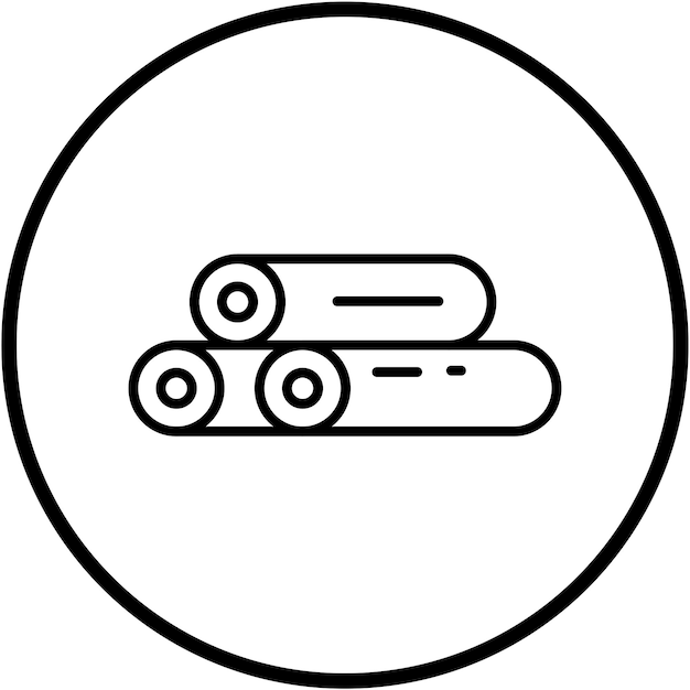 Estilo del icono del registro de diseño vectorial