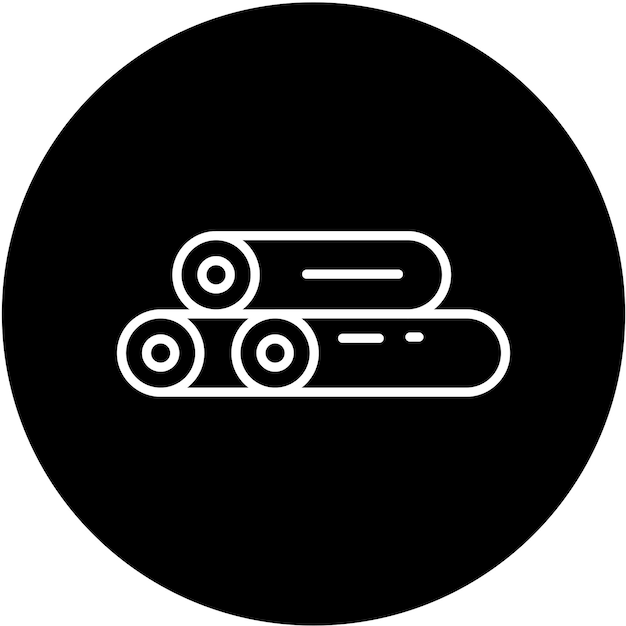 Estilo del icono del registro de diseño vectorial