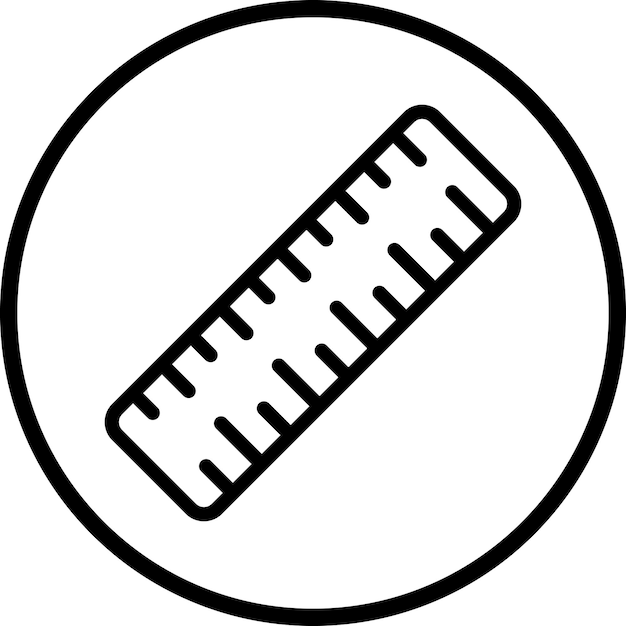 Estilo del icono de la regla