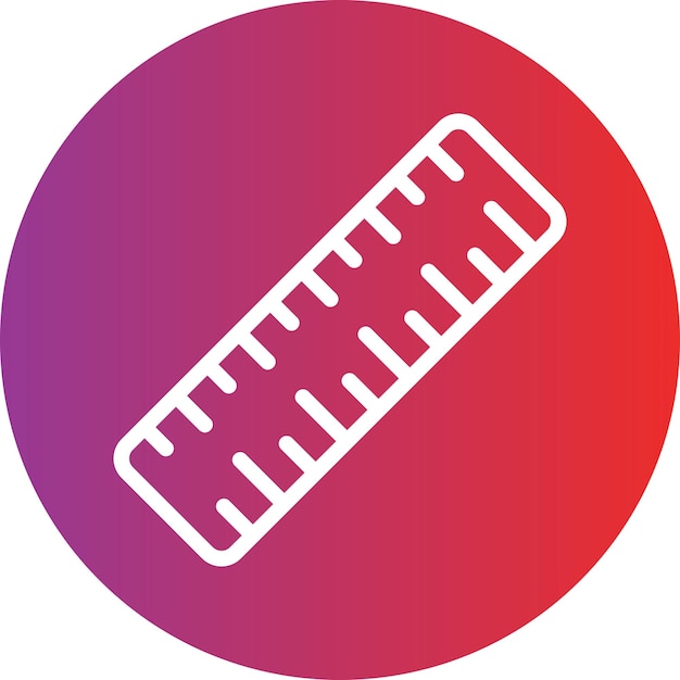Estilo del icono de la regla