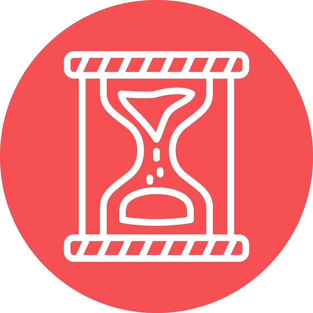 Estilo del icono del reloj de arena
