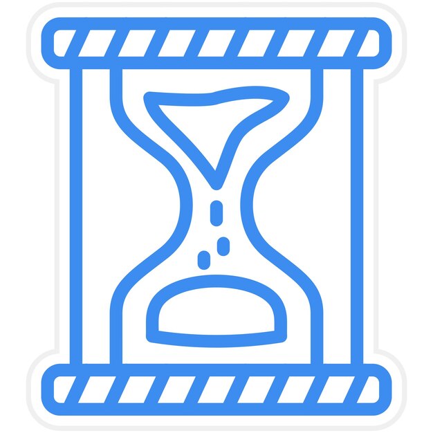 Estilo del icono del reloj de arena