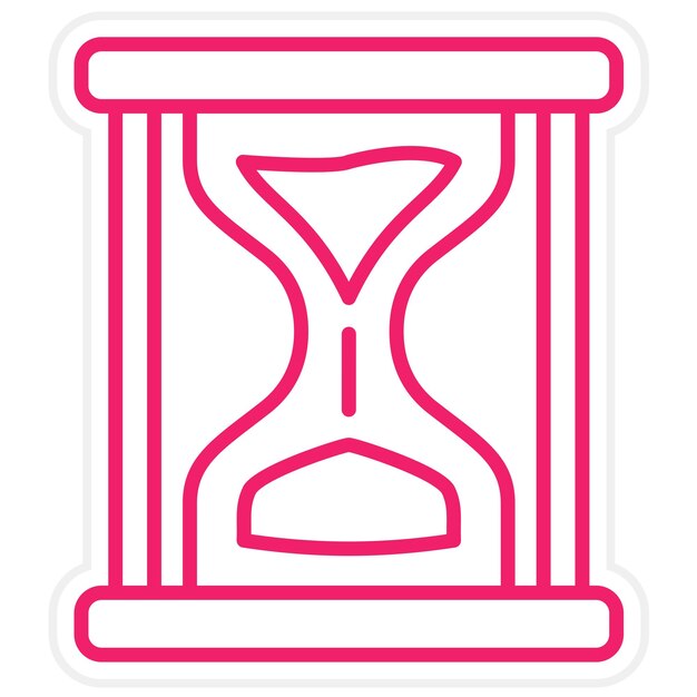 Estilo del icono del reloj de arena