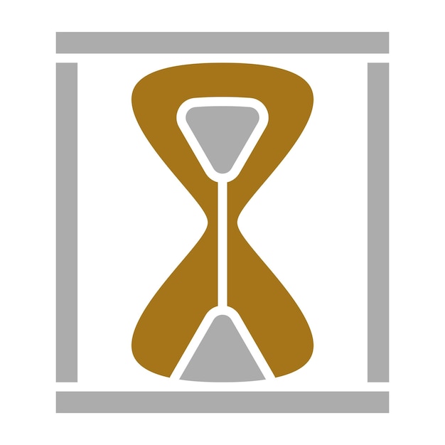 Estilo del icono del reloj de arena
