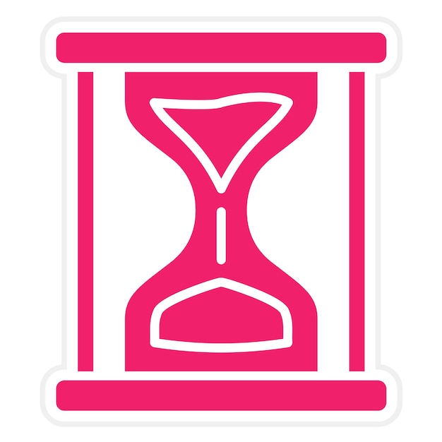 Estilo del icono del reloj de arena