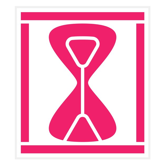 Estilo del icono del reloj de arena