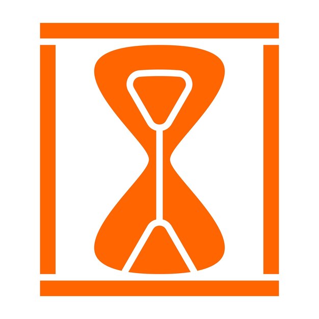 Estilo del icono del reloj de arena