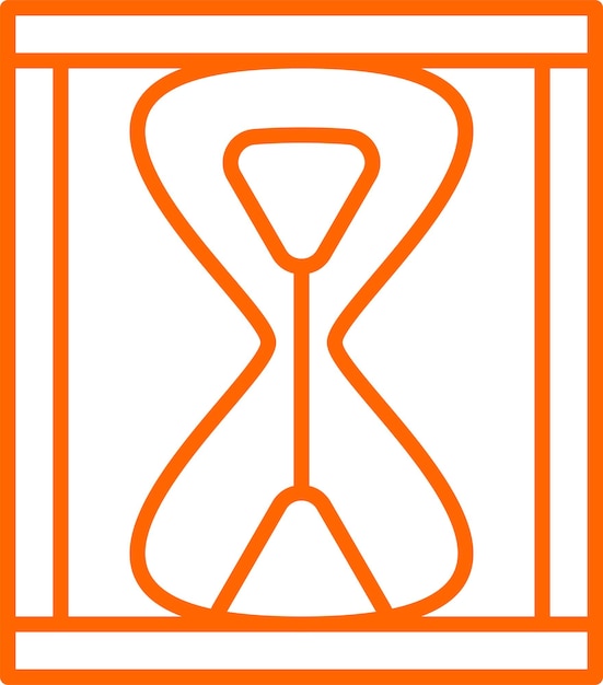 Estilo del icono del reloj de arena