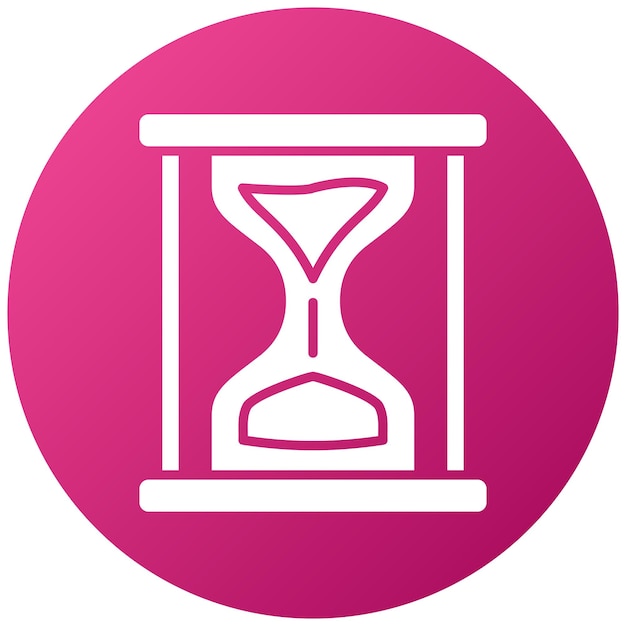 Estilo del icono del reloj de arena