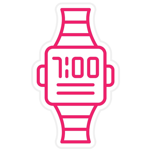 Estilo del icono del reloj inteligente