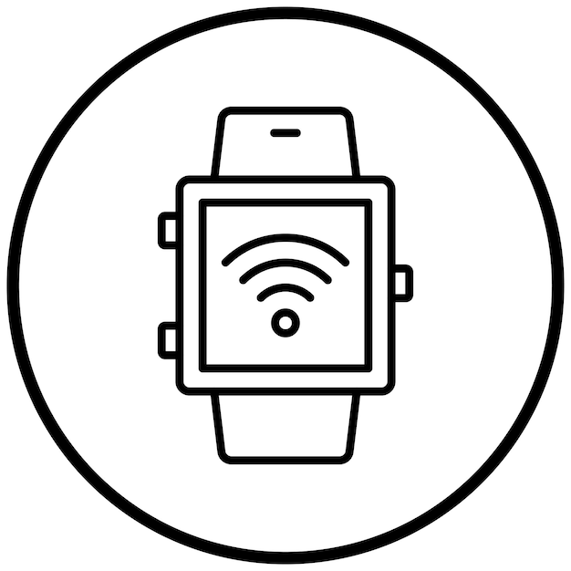 Estilo del icono del reloj inteligente