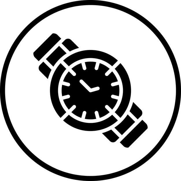 Estilo del icono del reloj de muñeca