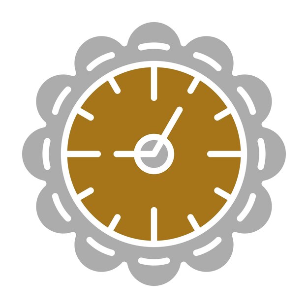 Estilo del icono del reloj de pared
