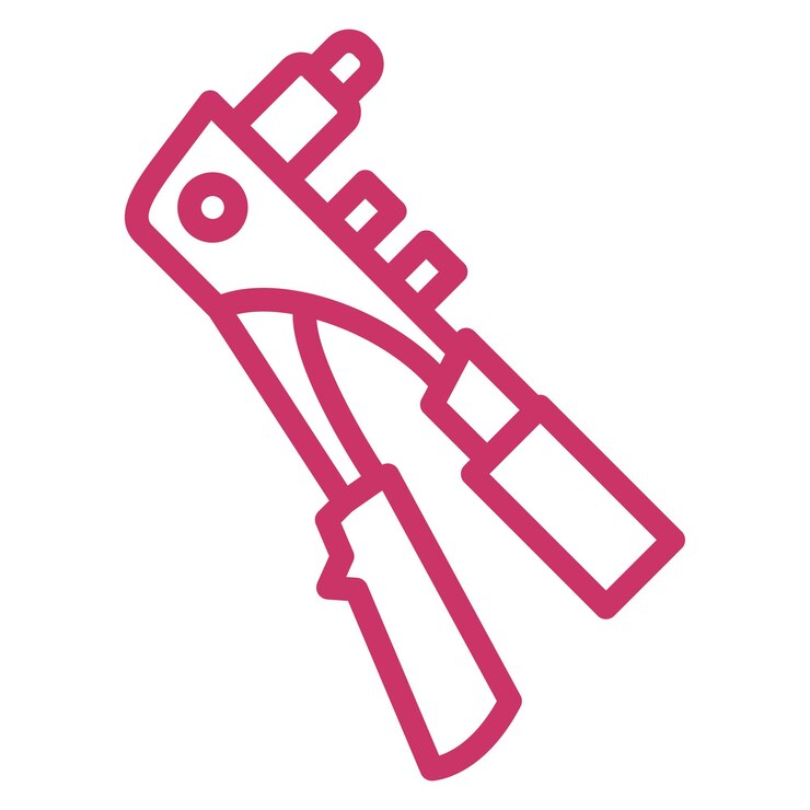 Vector estilo del icono del remachador