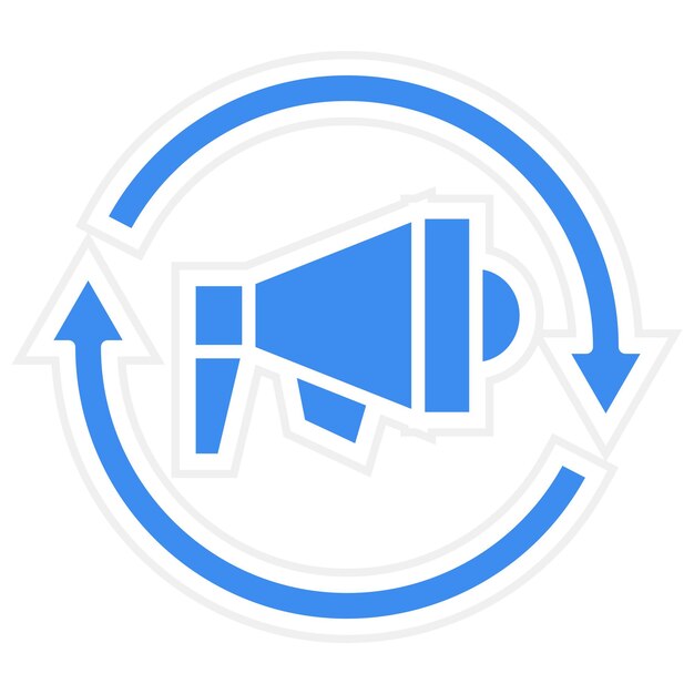 Estilo de icono de remarketing de diseño vectorial