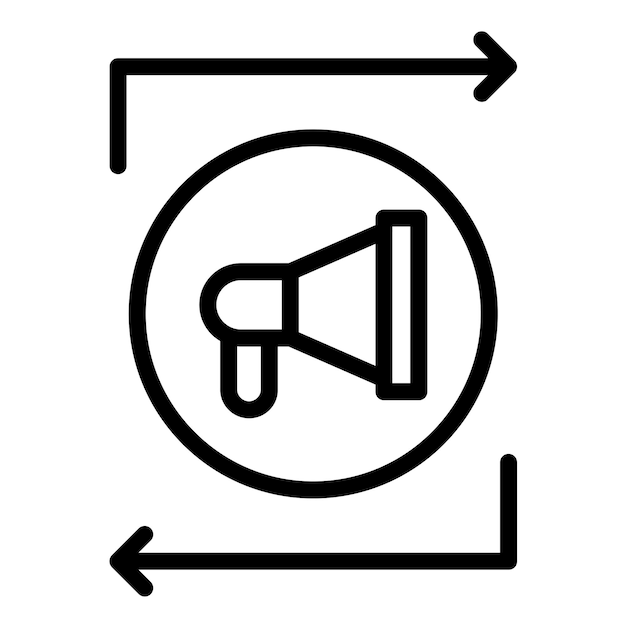 Estilo de icono de remarketing de diseño vectorial